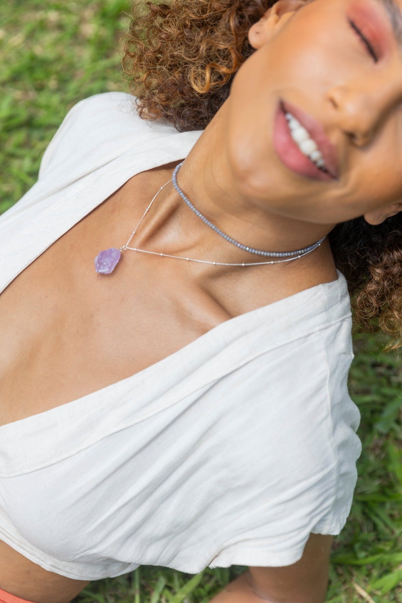 Amethyst Druse Necklace - Soulstice