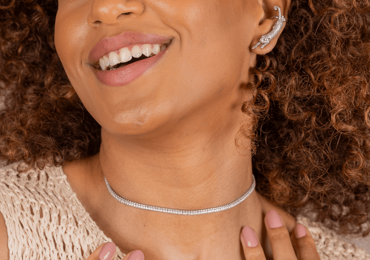Silver Baguette Choker - Soulstice